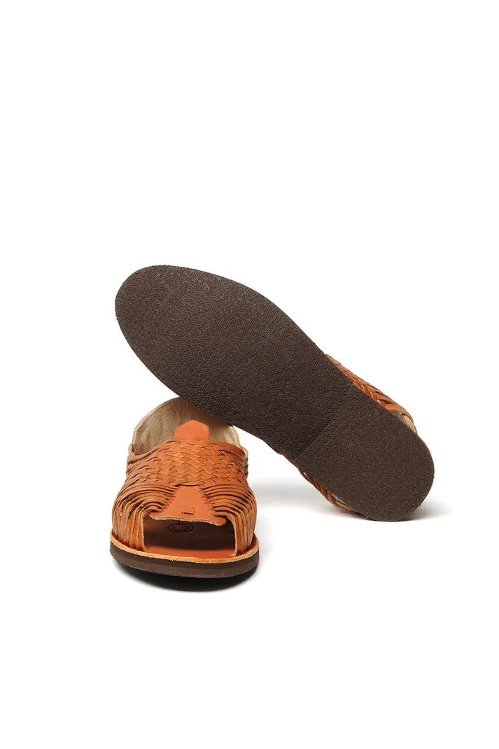 【CHAMULA】GDL Red Brown Sandals 紅棕色墨西哥手工編織露趾涼鞋 sold by Blue Beach Denim product image thumbnail 4