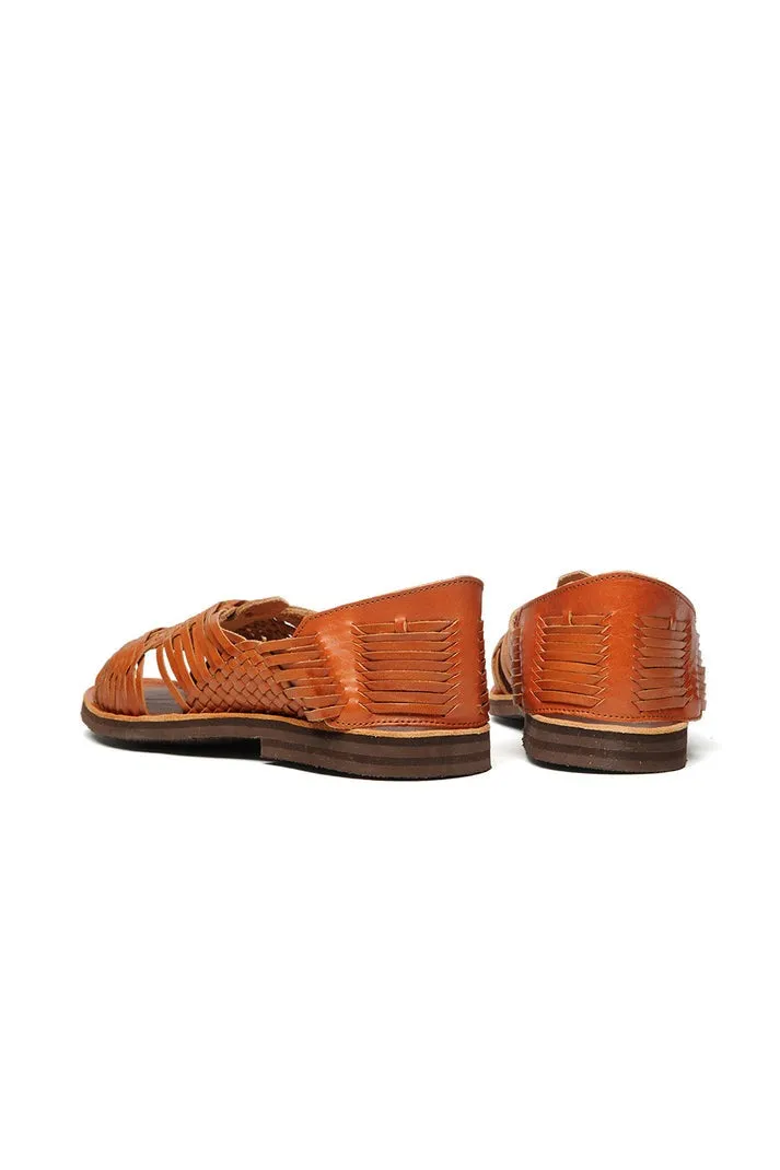 【CHAMULA】GDL Red Brown Sandals 紅棕色墨西哥手工編織露趾涼鞋 sold by Blue Beach Denim product image thumbnail 3
