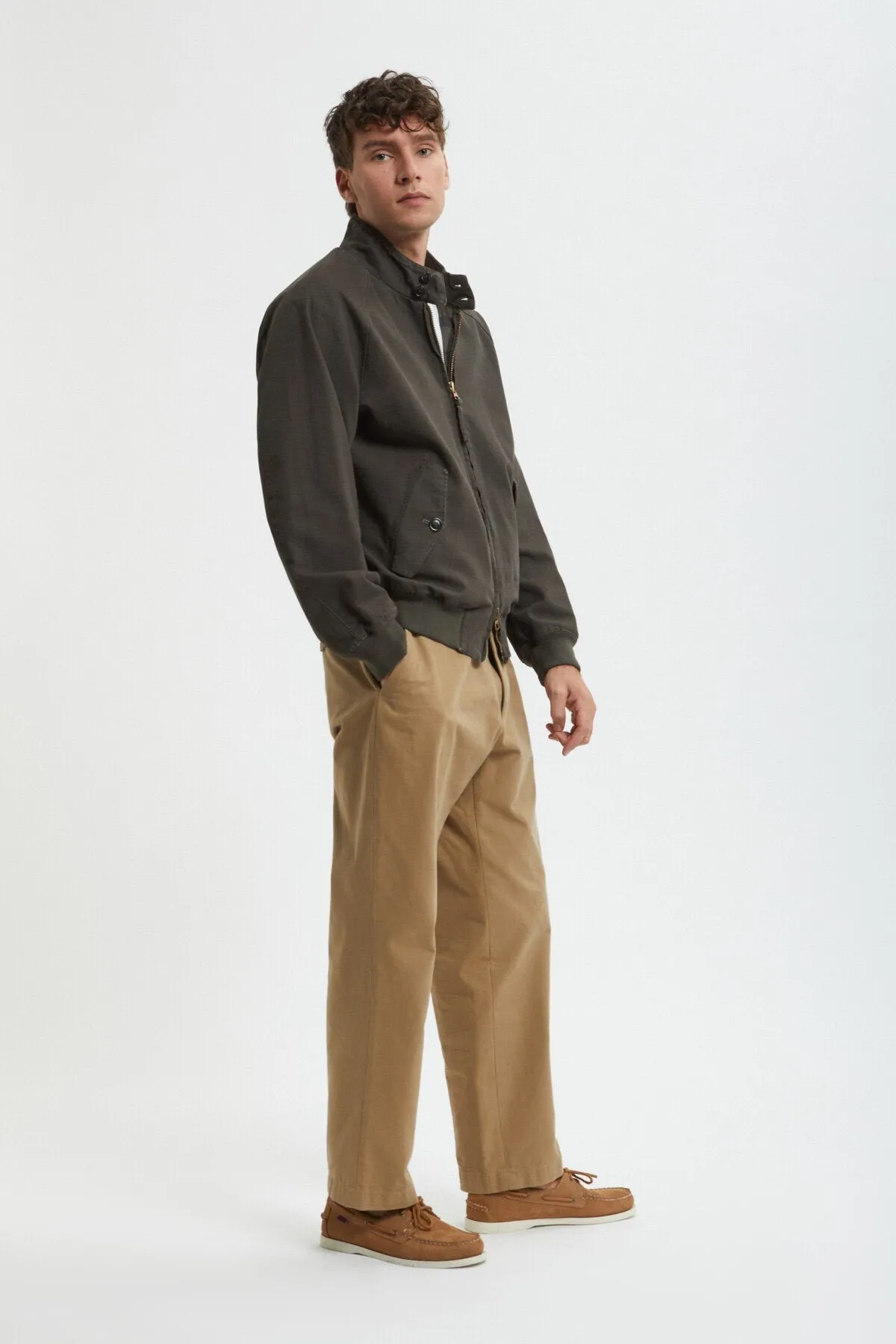 【Baracuta】G9 Canvas Garment Faded Black 顏料染帆布版G9水洗黑 sold by Blue Beach Denim product image thumbnail 5