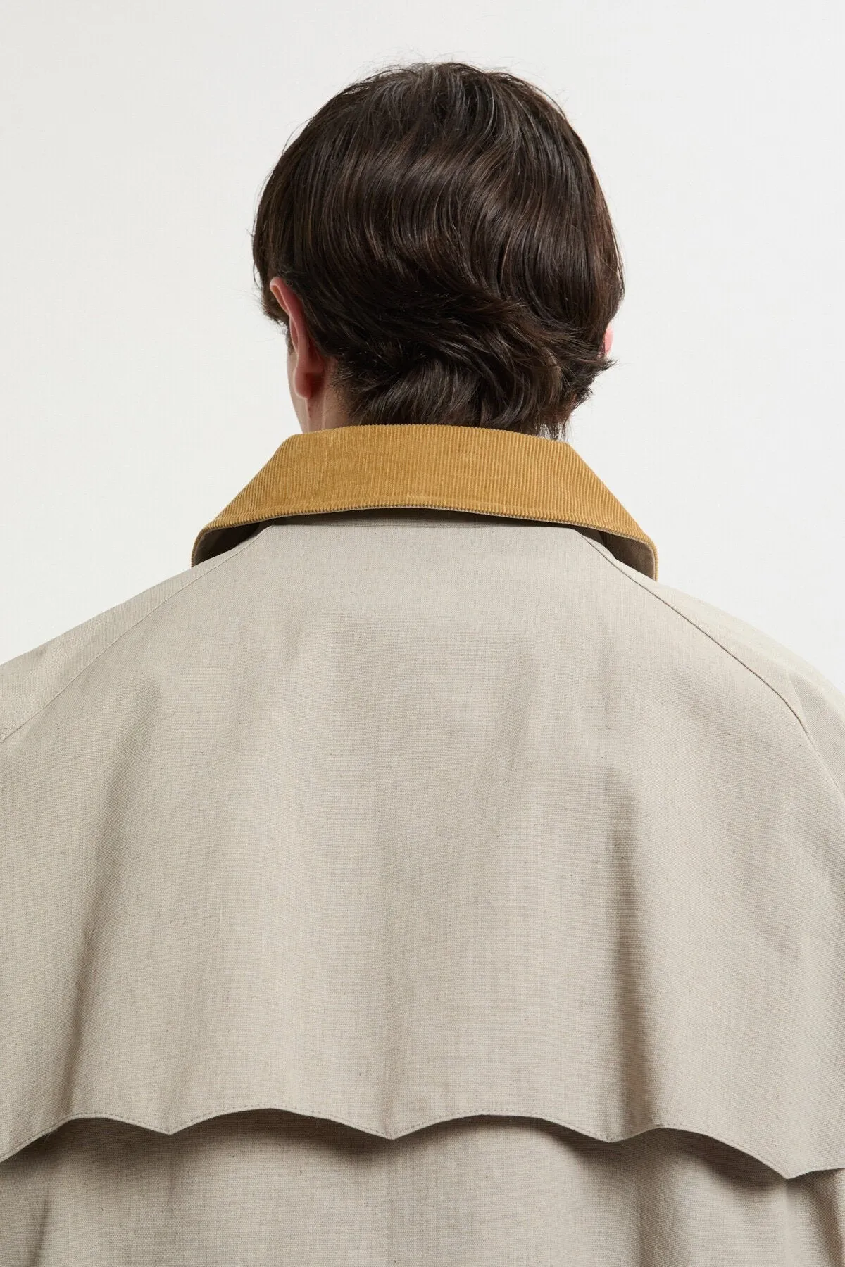 【Baracuta】Tent Cloth Carcoat Beige 乾式上蠟軍帳布料短版汽車夾克米白 sold by Blue Beach Denim product image thumbnail 4