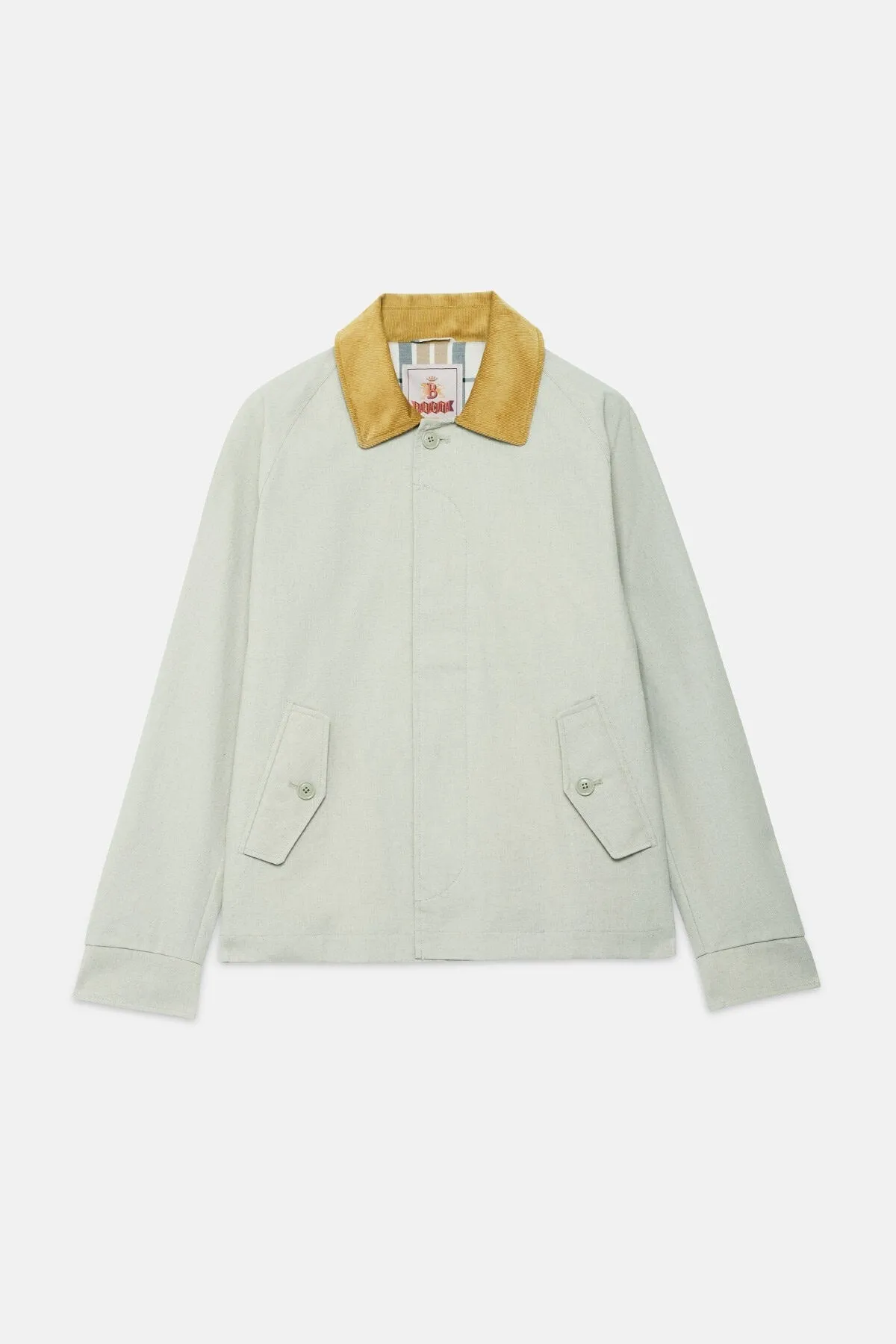 【Baracuta】Tent Cloth Carcoat Beige 乾式上蠟軍帳布料短版汽車夾克米白 sold by Blue Beach Denim
