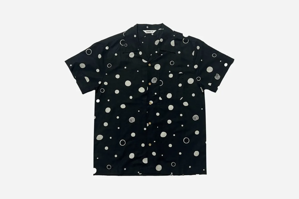 【3sixteen】Vacation Shirt Black Polka Dot 波爾卡圓點滿版休閒襯衫 sold by Blue Beach Denim