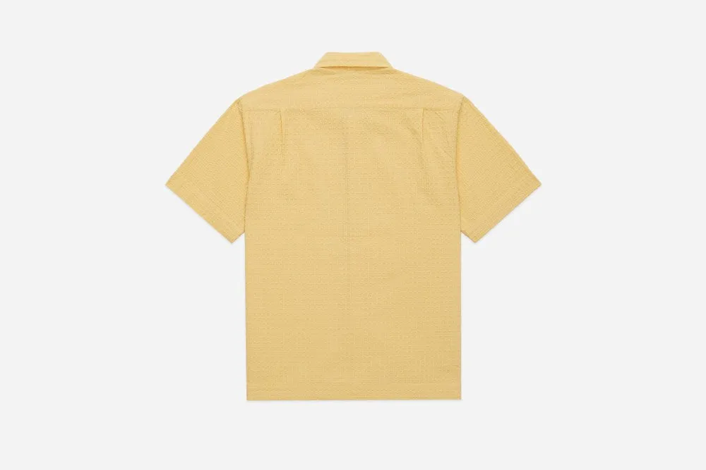 【3sixteen】Resort Shirt Sunflower Geo Weave 向日葵色立體織紋渡假襯衫 sold by Blue Beach Denim product image thumbnail 3