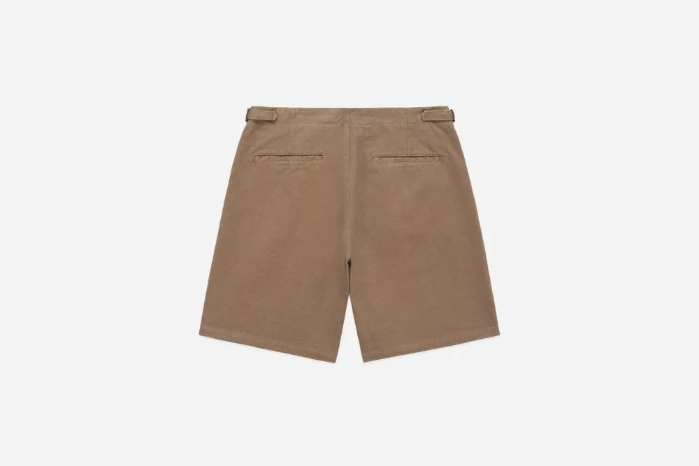 【3sixteen】Safari Shorts Khaki Twill 簡約狩獵短褲卡其 sold by Blue Beach Denim product image thumbnail 3