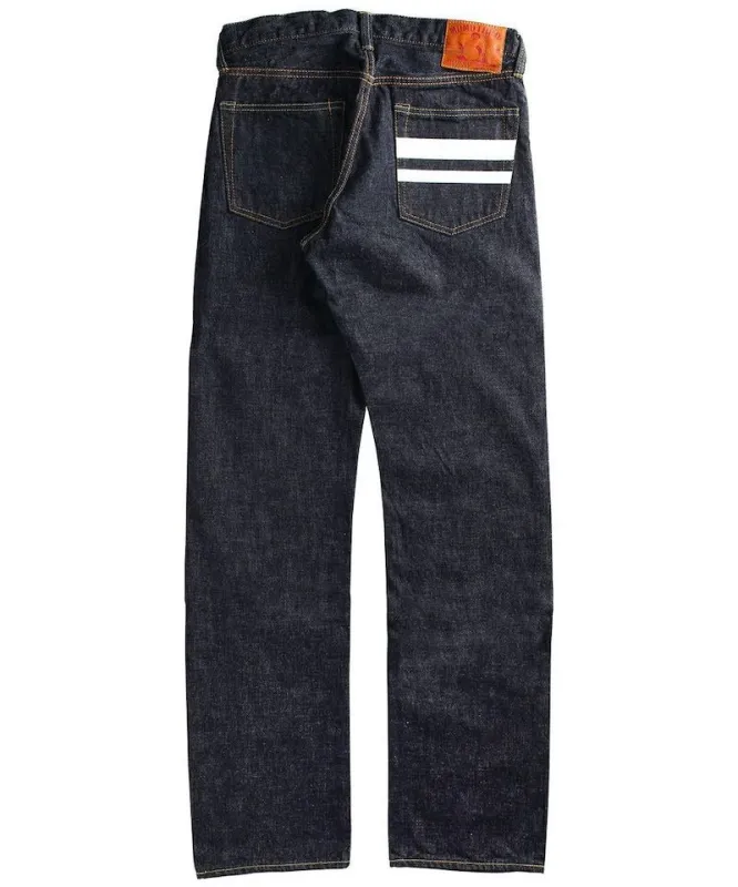 【MOMOTARO】0605SP 15.7oz Selvedge Denim 桃太郎出陣系列辛巴威棉直筒微錐形牛仔褲 sold by Blue Beach Denim