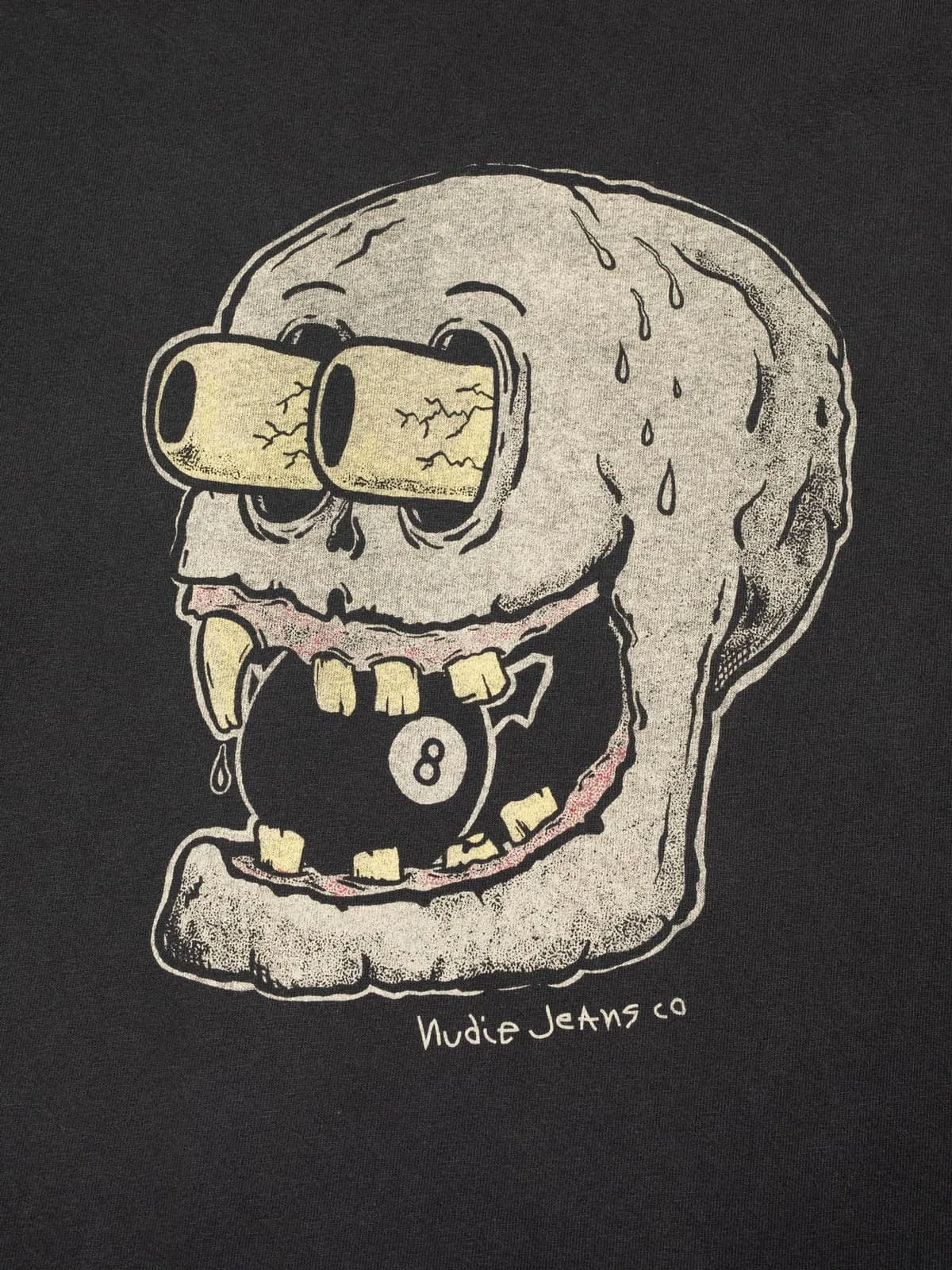 【Nudie Jeans】Koffe 8 Ball T-Shirt Antracite 炭灰色短袖圖 T sold by Blue Beach Denim product image thumbnail 2