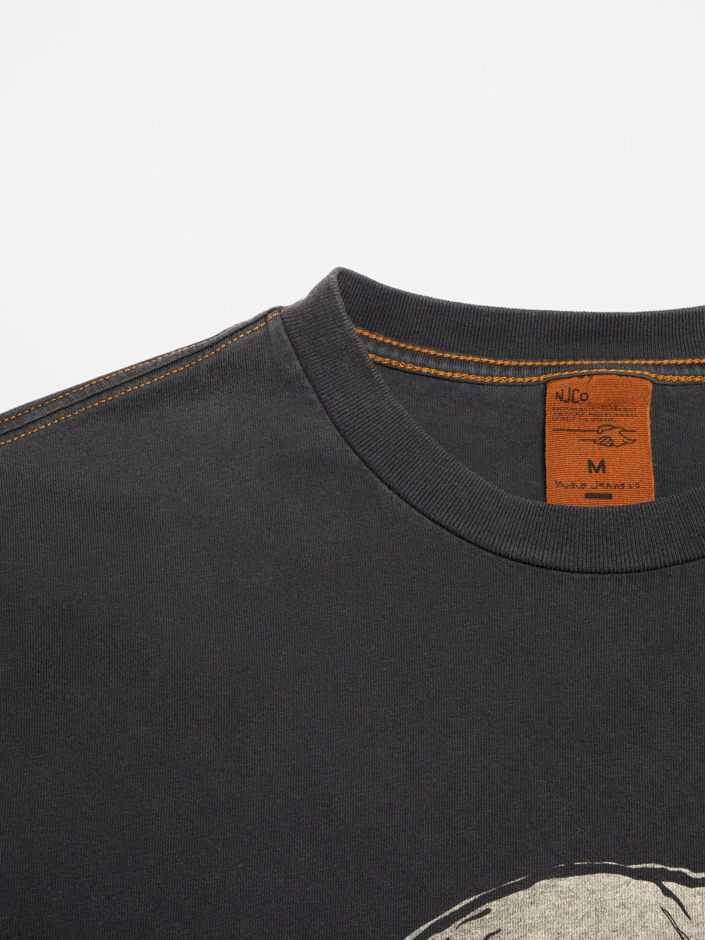 【Nudie Jeans】Koffe 8 Ball T-Shirt Antracite 炭灰色短袖圖 T sold by Blue Beach Denim product image thumbnail 4
