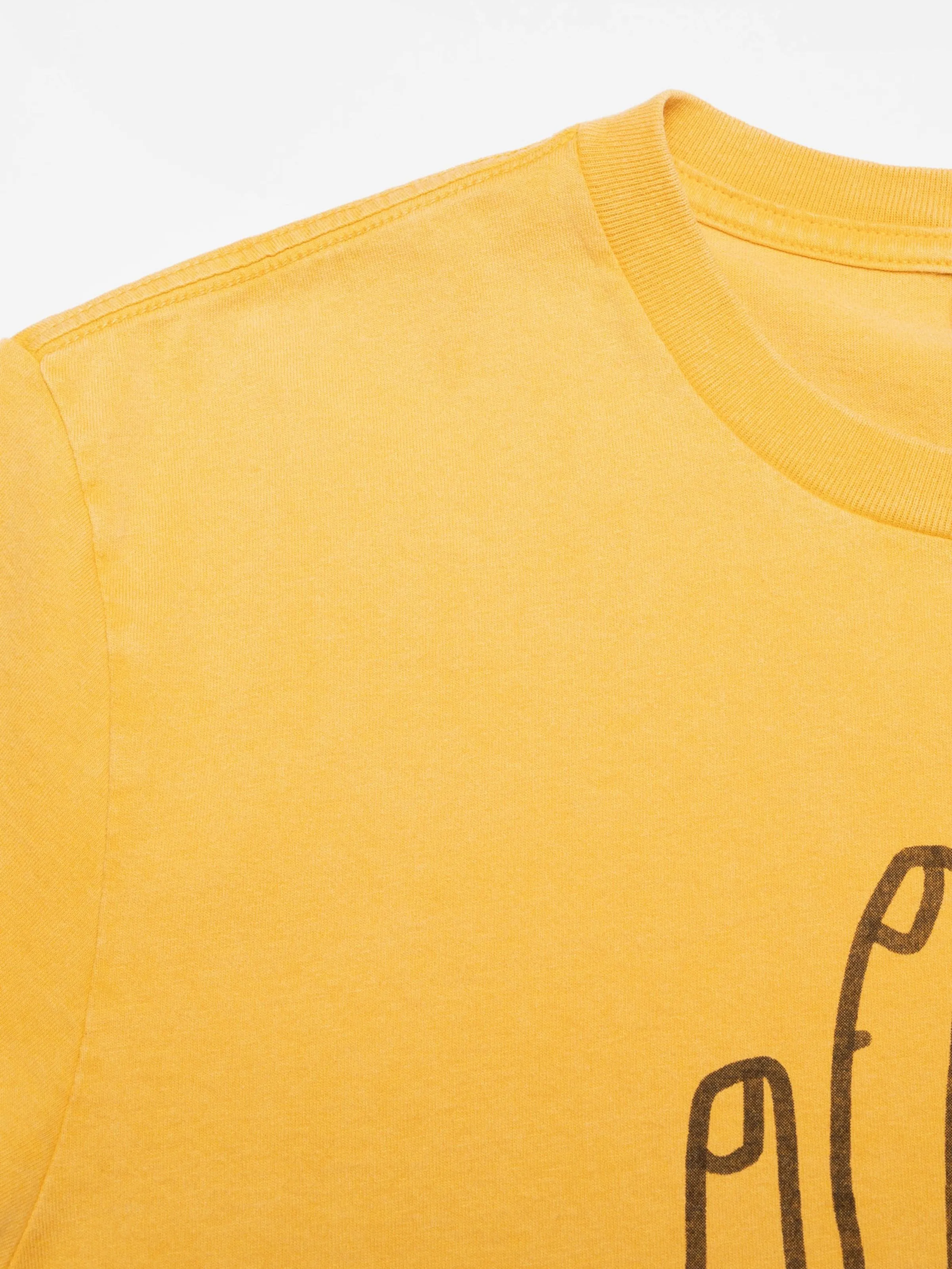 【Nudie Jeans】Roy Average T-Shirt Yellow 黃色短袖圖 T sold by Blue Beach Denim product image thumbnail 3