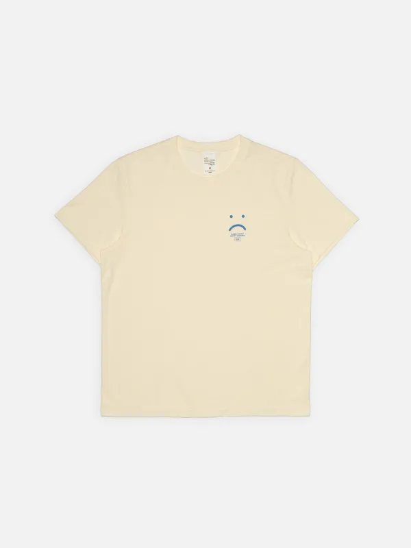 【Nudie Jeans】Roy Frown T-Shirt Ecru 米色短袖圖 T sold by Blue Beach Denim