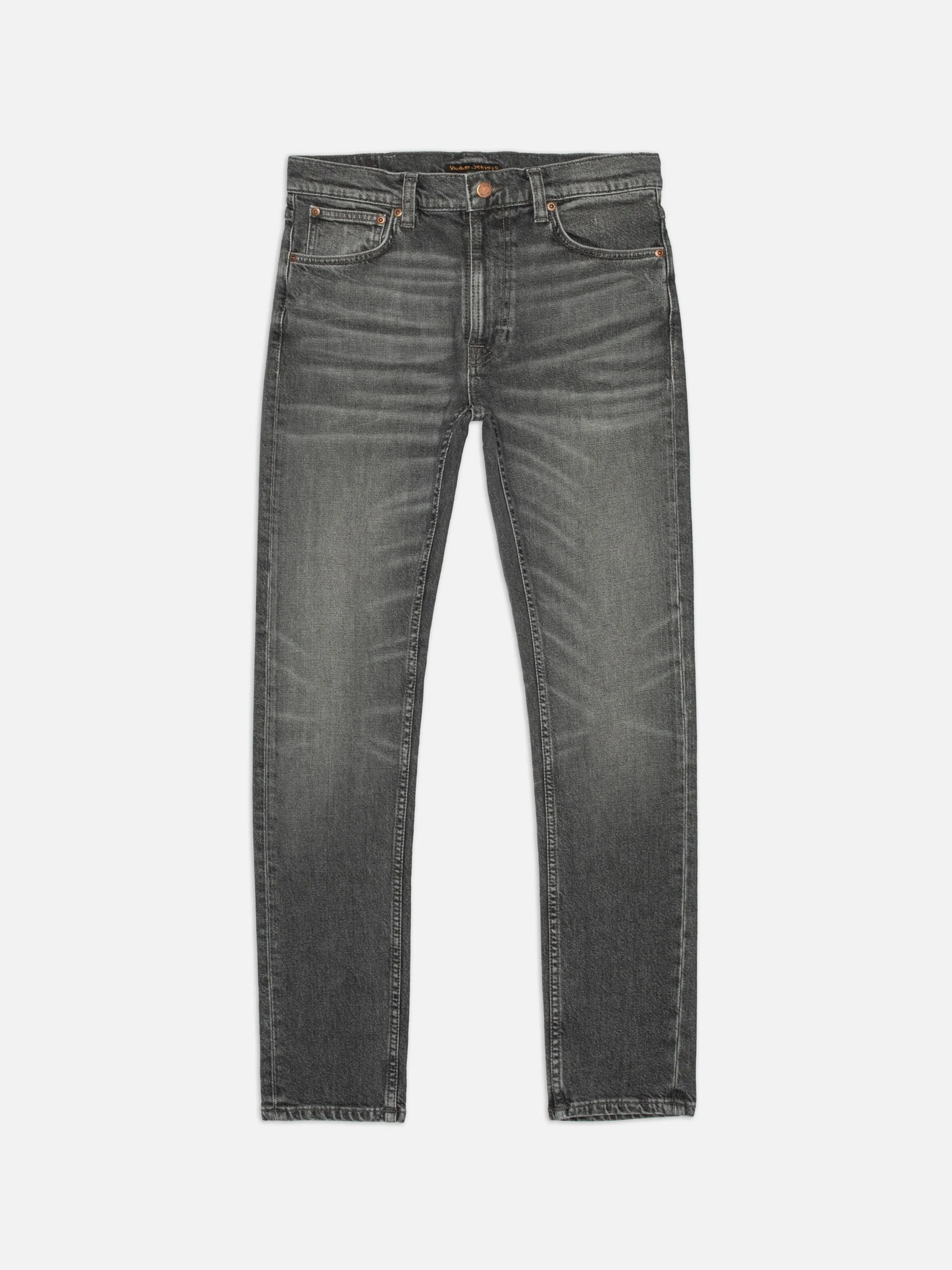 【Nudie Jeans】Lean Dean Grey Hurricane 颶風灰修身錐形牛仔褲 sold by Blue Beach Denim