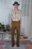 【Scarti-Lab】336 SL524 英國印花短袖露營襯衫 sold by Blue Beach Denim