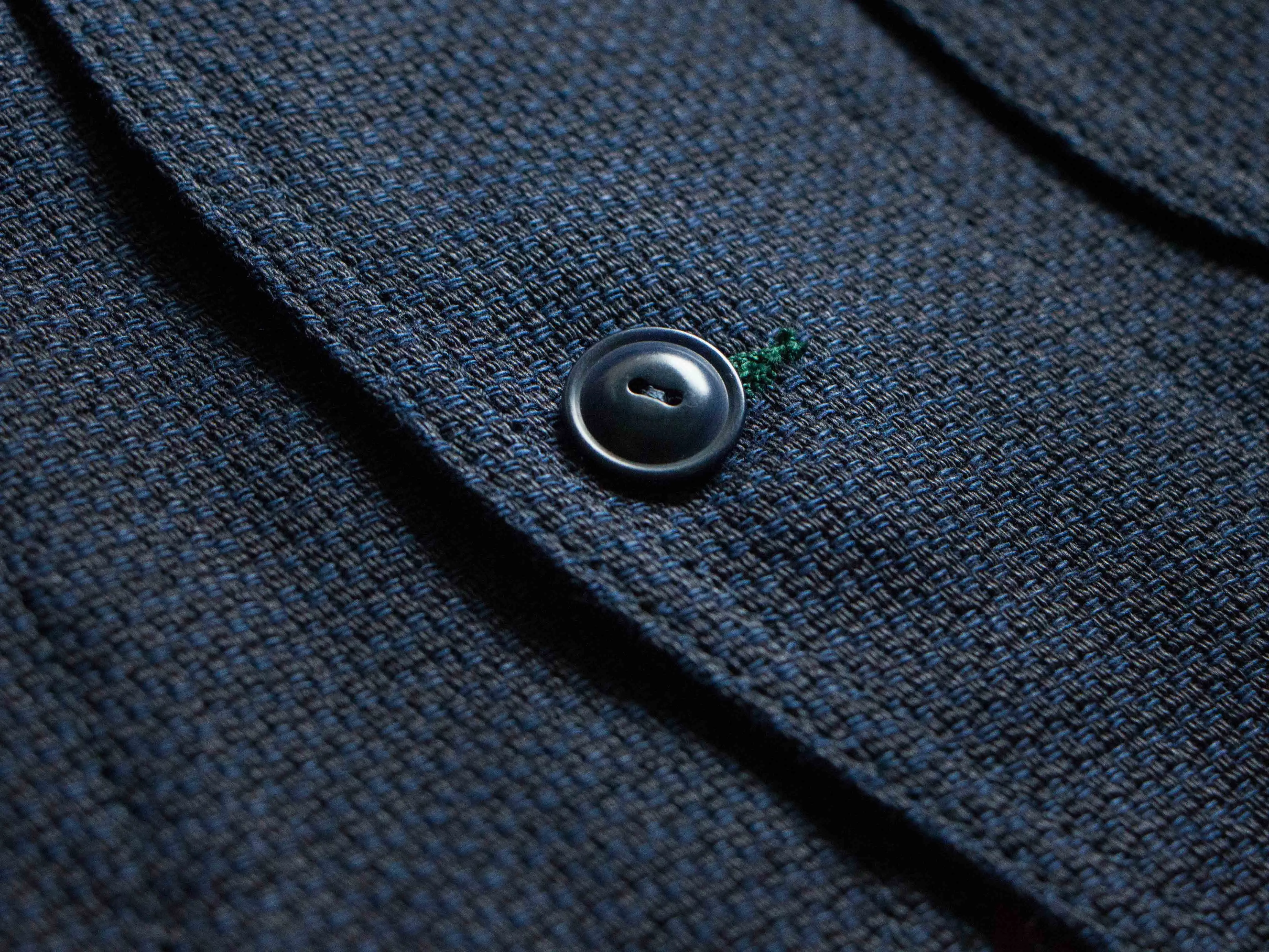 【Scarti-Lab】403 SU928 藍染刺仔復古背心 sold by Blue Beach Denim product image thumbnail 4