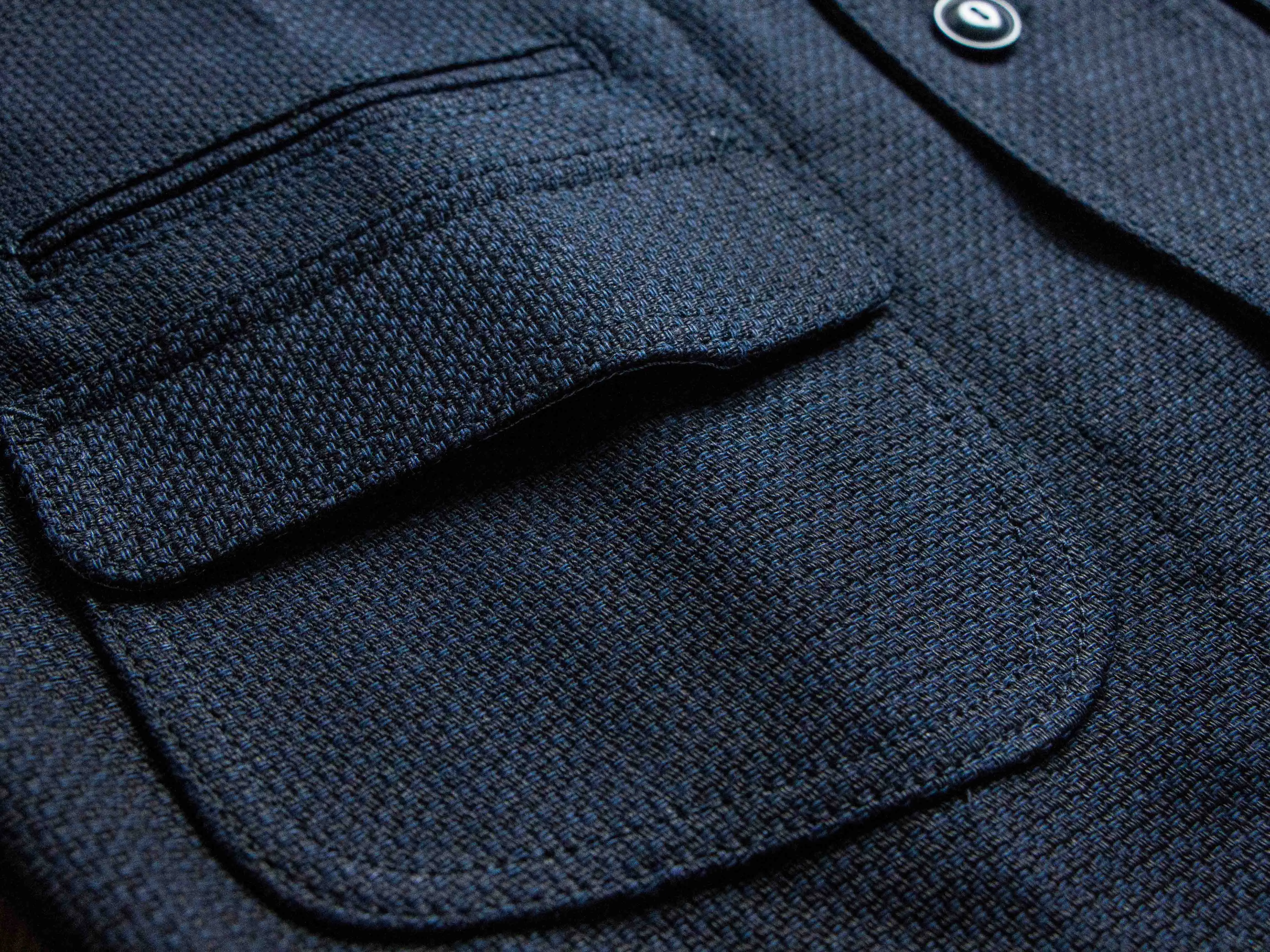 【Scarti-Lab】403 SU928 藍染刺仔復古背心 sold by Blue Beach Denim product image thumbnail 3