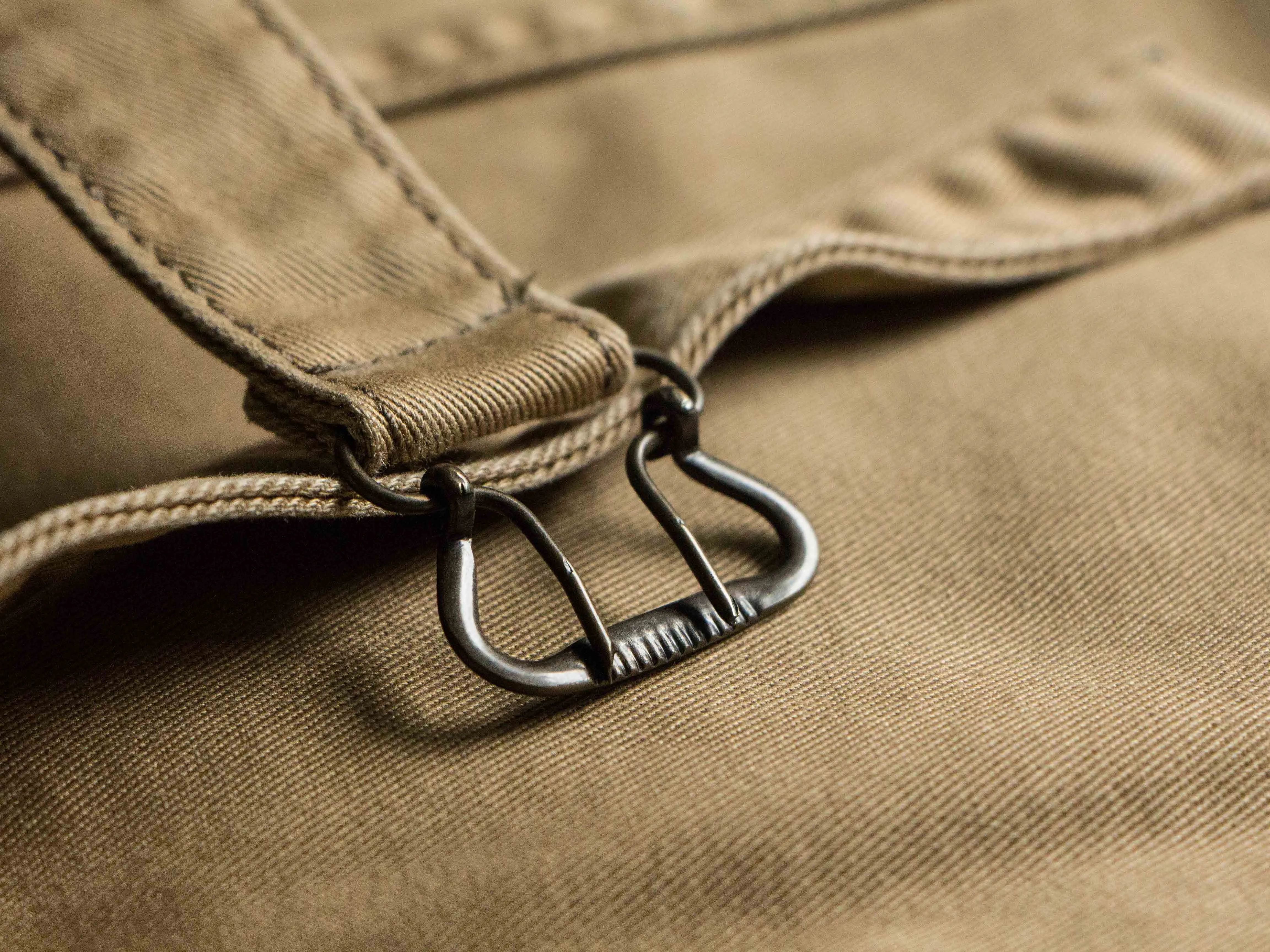 【Scarti-Lab】403 SG506 卡其色復古帆布背心 sold by Blue Beach Denim product image thumbnail 5