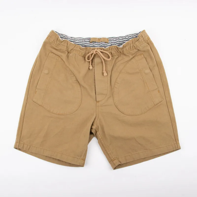 【Freenote】Deck Short Khaki 卡其色甲板短褲 made by Freenote Cloth