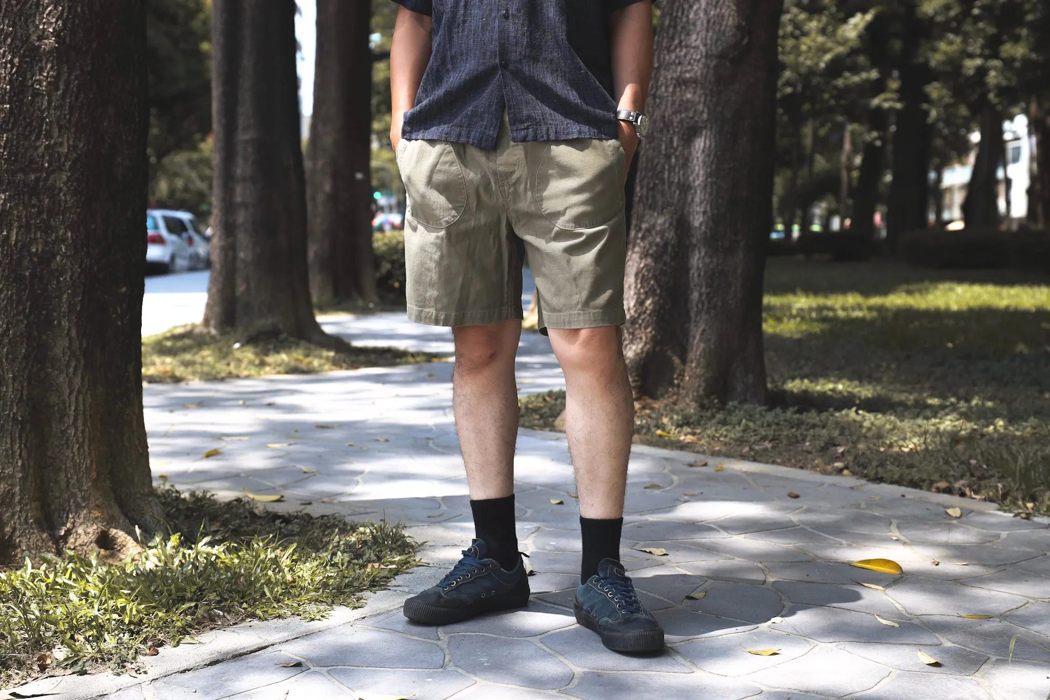 【Freenote】 Deck Short Olive 橄欖綠甲板短褲 sold by Blue Beach Denim product image thumbnail 3