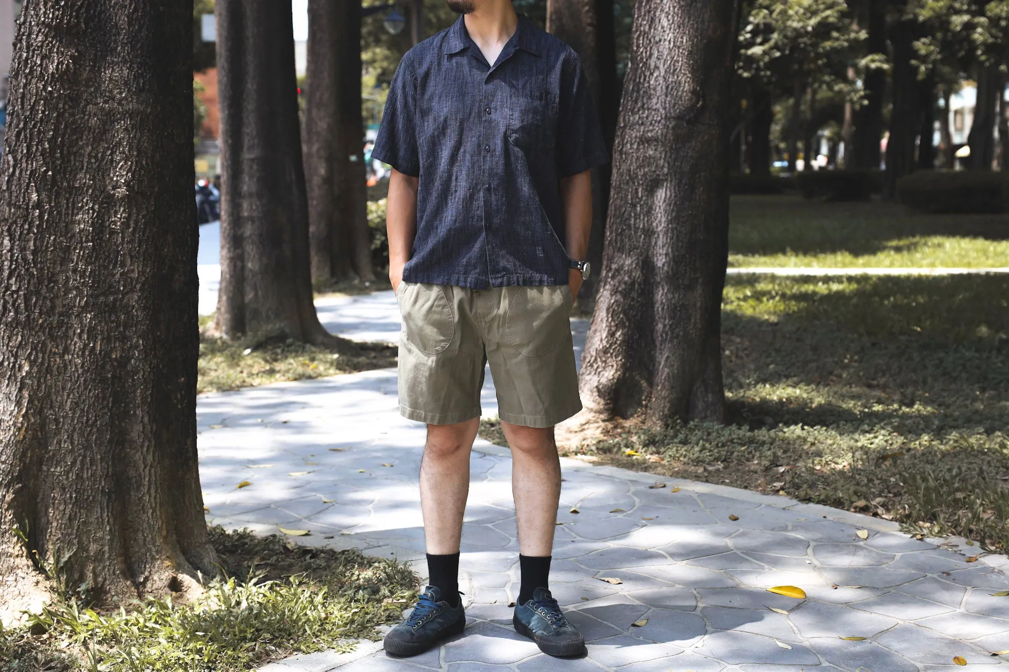 【Freenote】 Deck Short Olive 橄欖綠甲板短褲 sold by Blue Beach Denim product image thumbnail 2