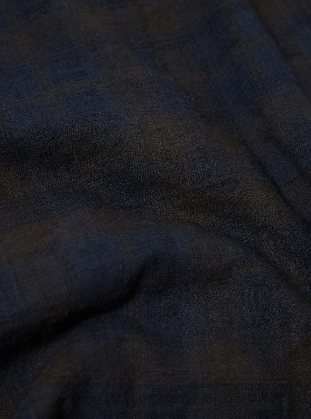 【Universal Works】Easy Overshirt Oak Cotton Navy/Brown 橡樹棉布襯衫外套 sold by Blue Beach Denim product image thumbnail 2