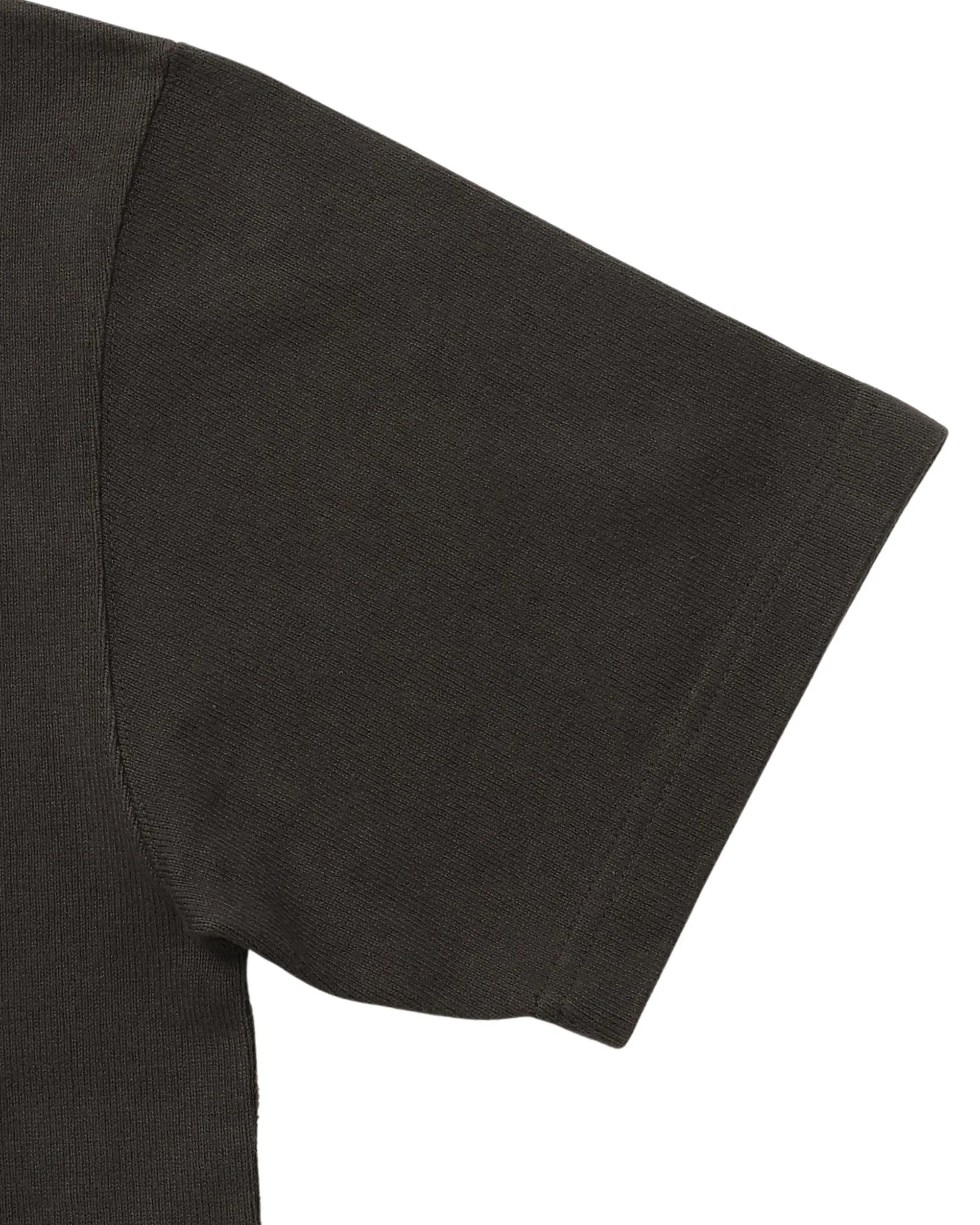 【Wonder Looper】Crewneck T-shirt Double Heavyweight Sumi Black 墨黑色雙倍超重量級圓織短T sold by Blue Beach Denim product image thumbnail 5