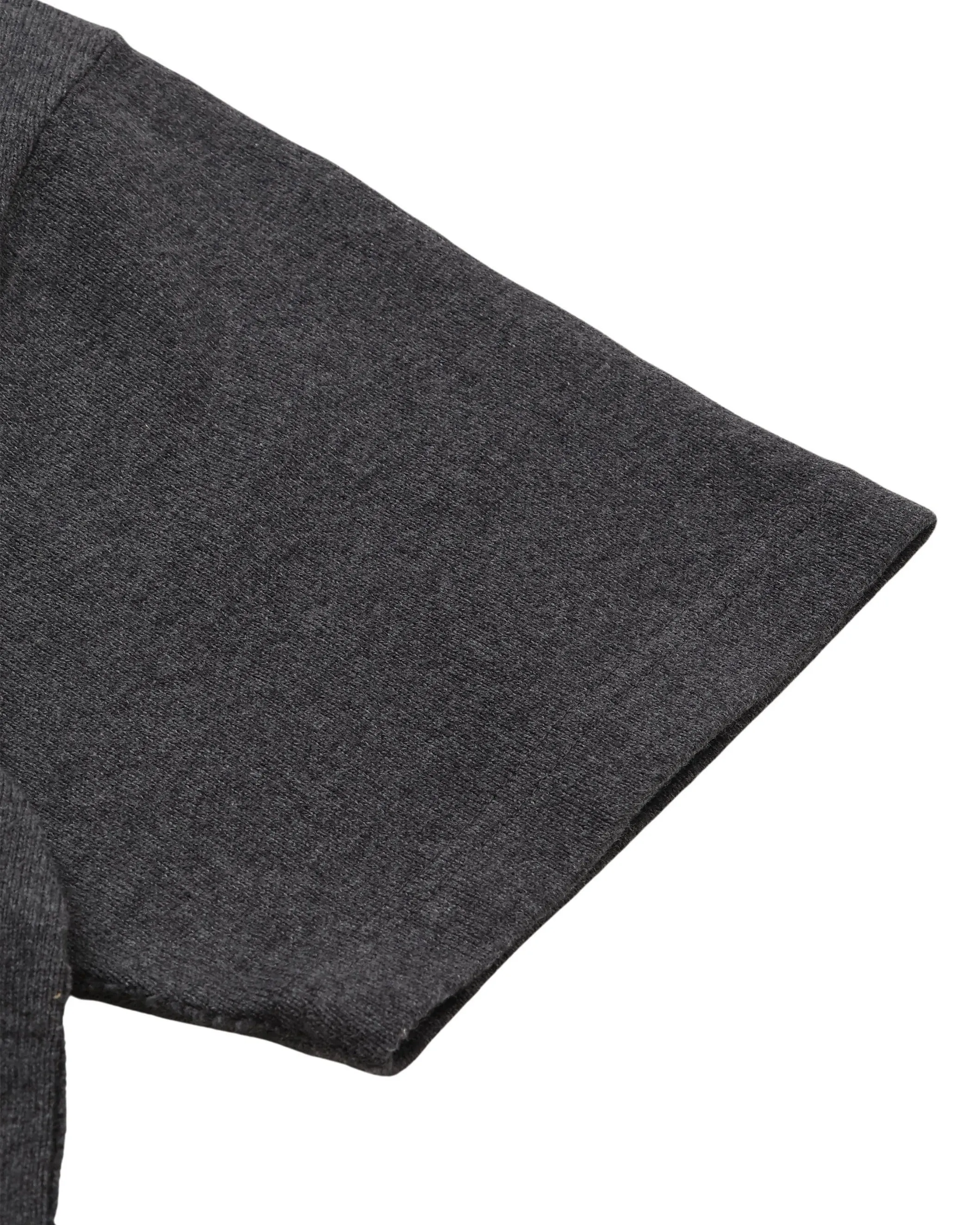 【Wonder Looper】Crewneck T-shirt Double Heavyweight Charcoal 炭灰色雙倍超重量級圓織短T sold by Blue Beach Denim product image thumbnail 4