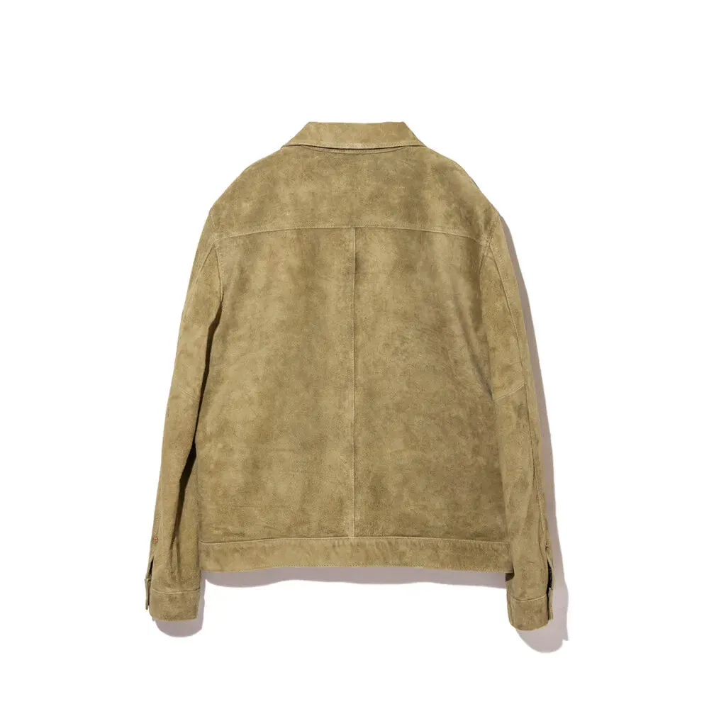 【Y'2 Leather】HSB 140-T Khaki Horse Roughout WWII Type I 卡其馬革反皮大戰版一代夾克 sold by Blue Beach Denim product image thumbnail 2