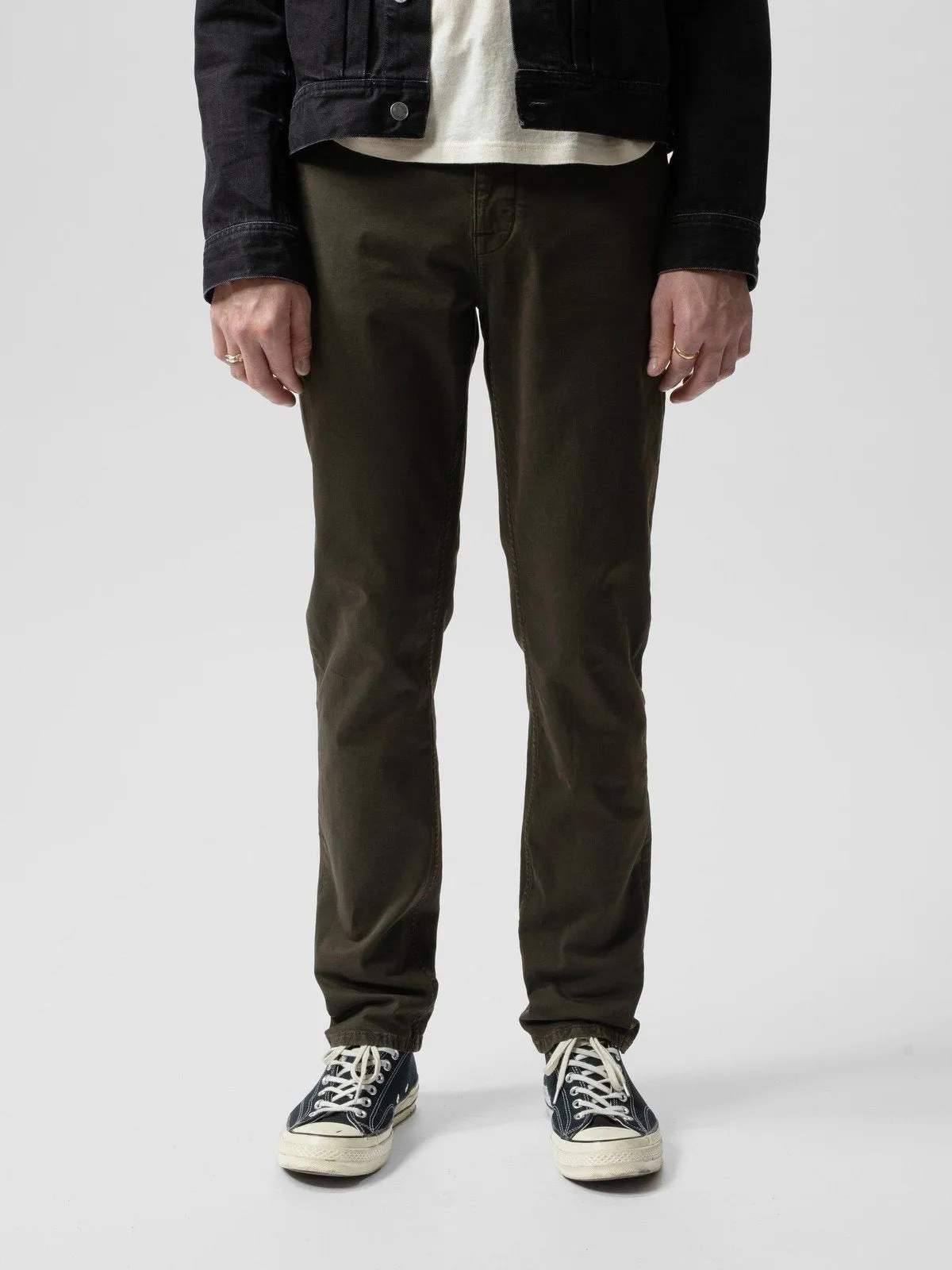 【Nudie Jeans】Easy Alvin Blackbrown 黑咖色微寬鬆錐形休閒褲 sold by Blue Beach Denim product image thumbnail 2