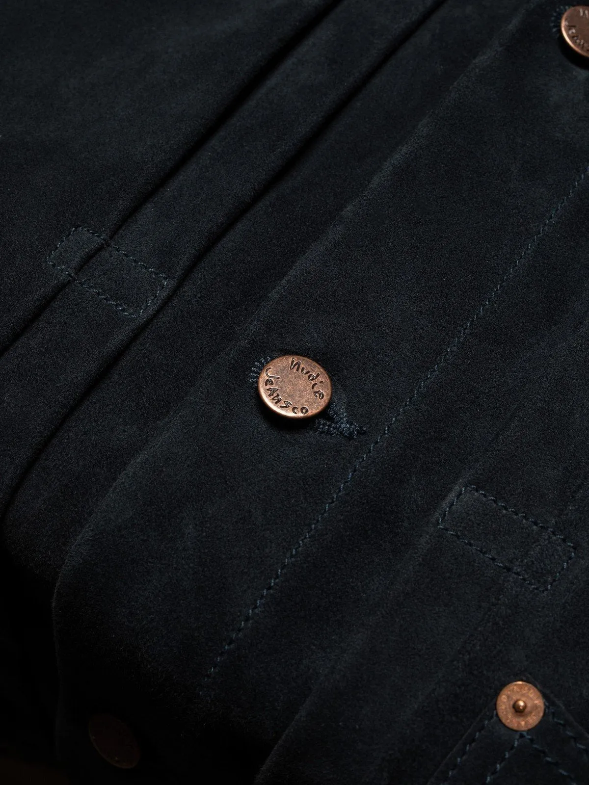 【Nudie Jeans】Dante II Suede Jacket Navy 海藍色山羊麂皮一代皮衣 sold by Blue Beach Denim product image thumbnail 4