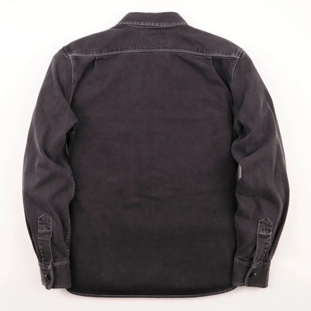 【Freenote】Utility Charcoal 石洗炭色沙丁布工作襯衫 sold by Blue Beach Denim product image thumbnail 3