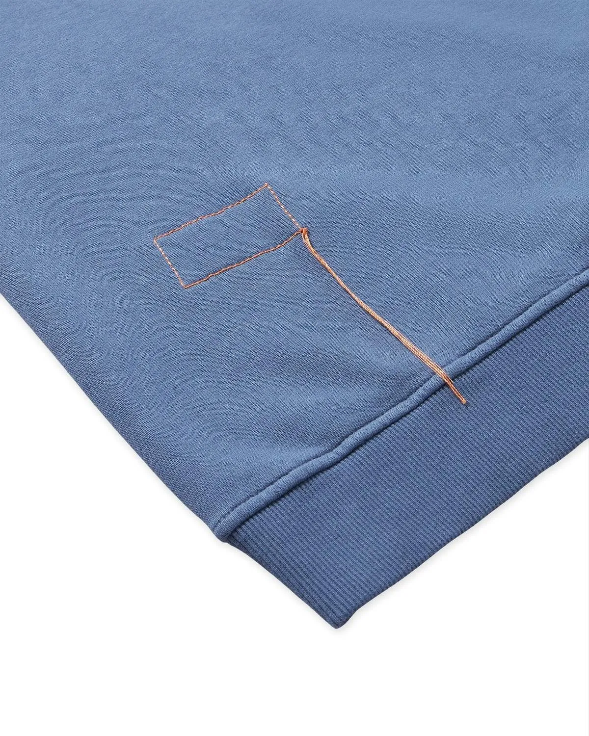 【Fortela】Yale Sweatshirt Cotton Colletto E Zip Indaco 復古藍染耶魯大學長袖運動衫 sold by Blue Beach Denim product image thumbnail 4