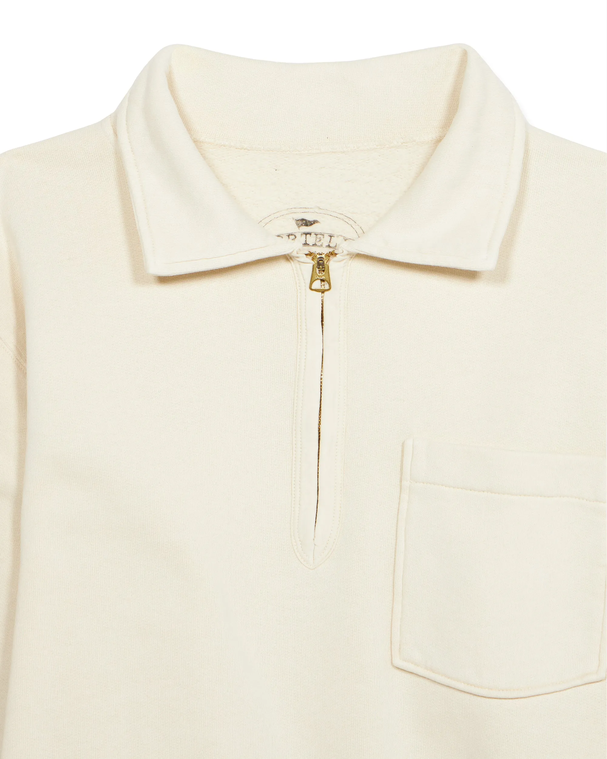 【Fortela】Yale Sweatshirt Cotton Colletto E Zip OFF WHITE 米白耶魯大學長袖運動衫 sold by Blue Beach Denim product image thumbnail 3