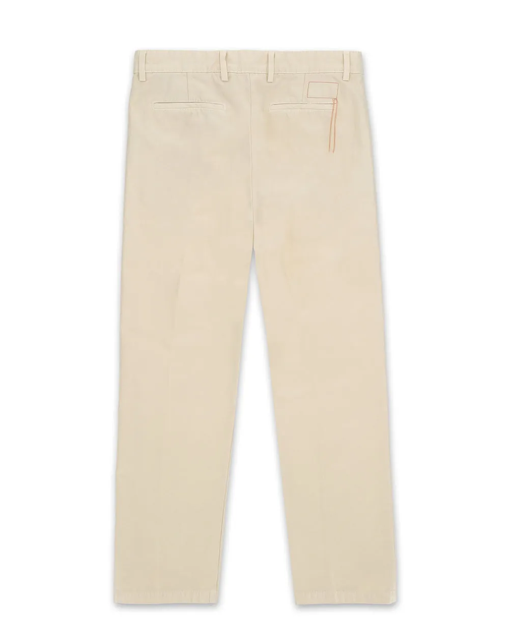 【Fortela】Maine Reversed Cotton Canvas Trousers Off White 米白義大利製深海藍直筒休閒褲 sold by Blue Beach Denim product image thumbnail 2