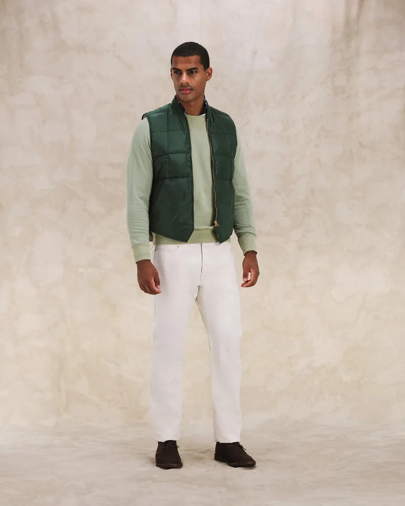 【Fortela】Vest1 Nylon Padded Vest GREEN 森林綠鋪棉背心 sold by Blue Beach Denim product image thumbnail 2