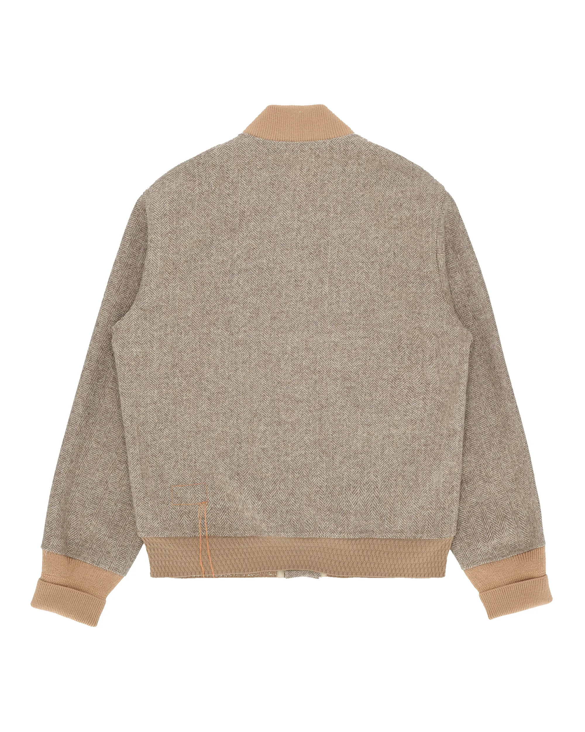 【Fortela】Cruiser Herringbone Wool Bomber 義大利初剪羊毛飛行外套 sold by Blue Beach Denim product image thumbnail 5