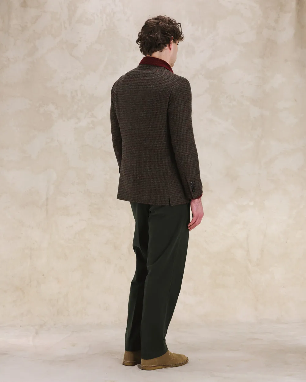 【Fortela】Corrado Double-Breasted Shetland Wool Jacket 科拉多設得蘭羊毛雙排扣西裝外套 sold by Blue Beach Denim product image thumbnail 3