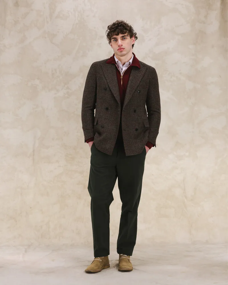 【Fortela】Corrado Double-Breasted Shetland Wool Jacket 科拉多設得蘭羊毛雙排扣西裝外套 sold by Blue Beach Denim product image thumbnail 2