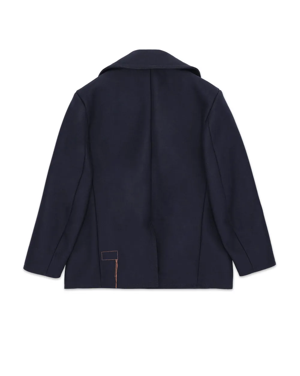 【Fortela】Peacoat Jacket Double-Breasted Wool Blue 義大利縮絨羊毛海軍大衣海藍 sold by Blue Beach Denim product image thumbnail 2