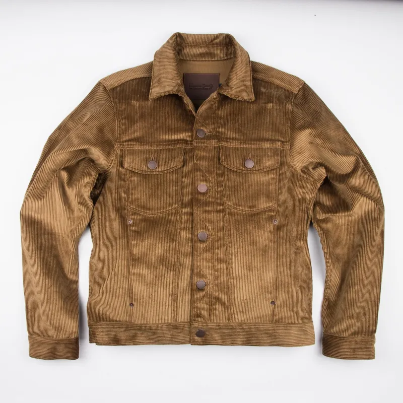 【Freenote】Classic Trucker Jacket Gold Corduroy 金色燈心絨卡車外套 sold by Blue Beach Denim