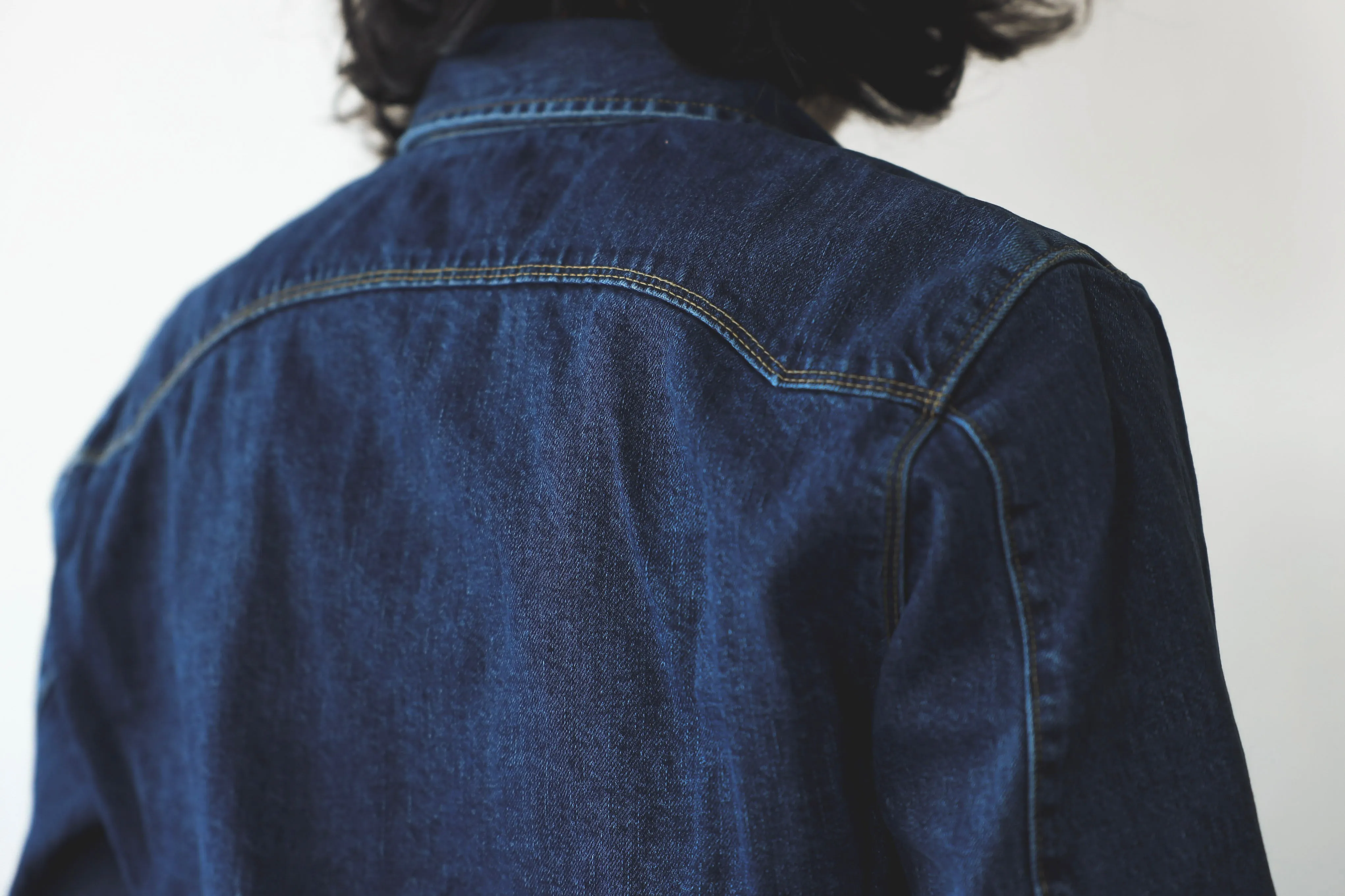 【Freenote】Modern Western 11 Ounce Washed Denim 日本布邊復古水洗西部襯衫 sold by Blue Beach Denim product image thumbnail 5