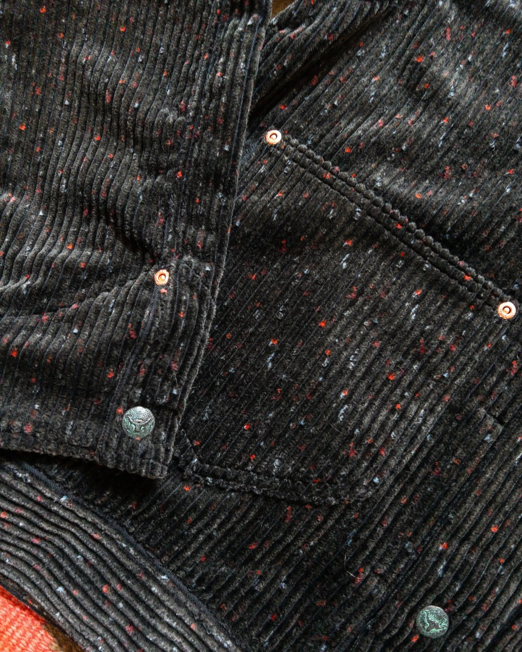 【WYTHE】Donegal Corduroy Ranch Jacket - Night Sky 夜黑棕多尼戈爾燈心絨牧場夾克 sold by Blue Beach Denim product image thumbnail 5