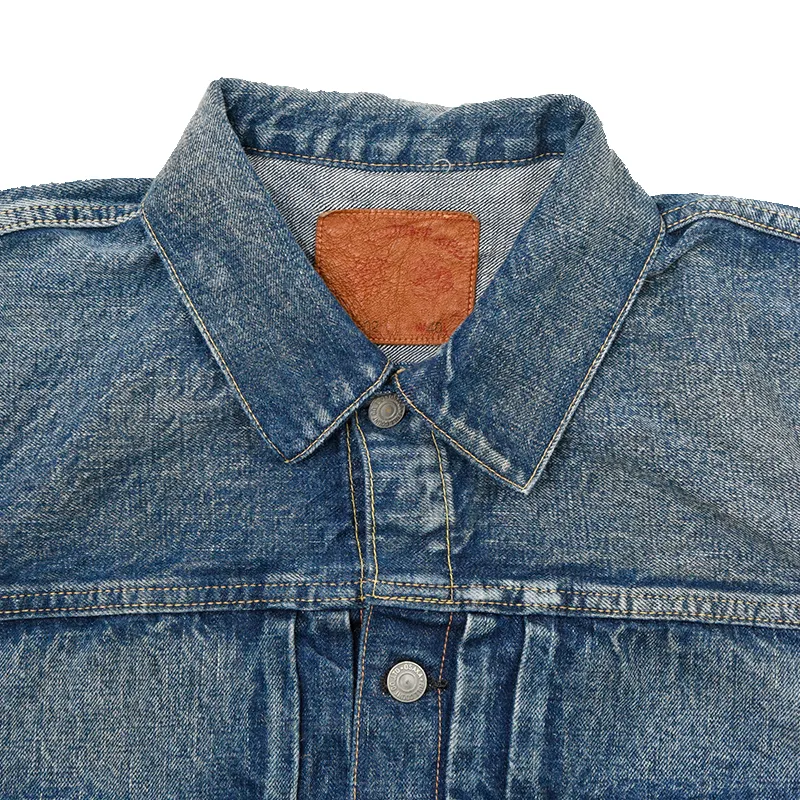 【Fullcount】2016-2102 More Than Real Type 2 Denim Jacket 中藍復古水洗二代牛仔外套 sold by Blue Beach Denim product image thumbnail 3