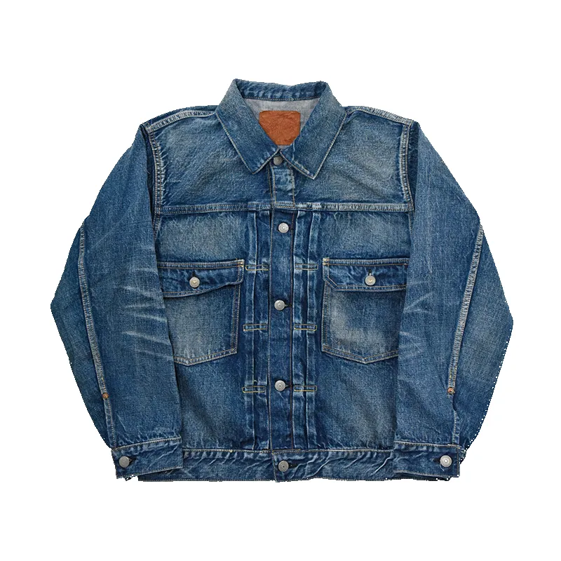 【Fullcount】2016-2102 More Than Real Type 2 Denim Jacket 中藍復古水洗二代牛仔外套 sold by Blue Beach Denim