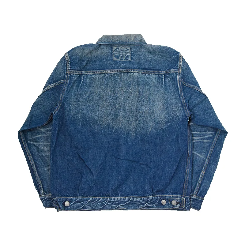 【Fullcount】2016-2102 More Than Real Type 2 Denim Jacket 中藍復古水洗二代牛仔外套 sold by Blue Beach Denim product image thumbnail 2