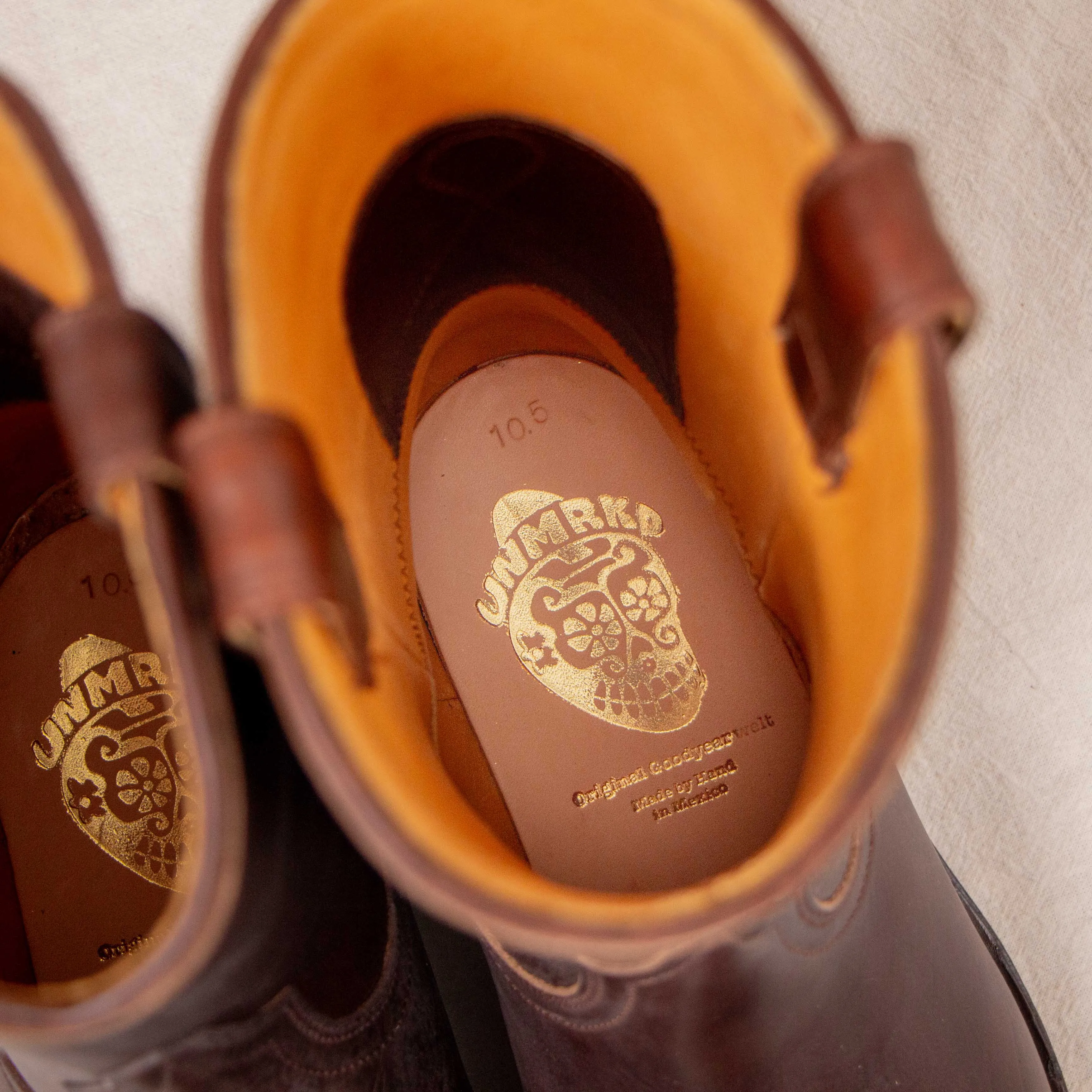 【Unmarked】Roper Boots Horween CXL Dark Brown 咖啡色茶芯中筒西部靴 sold by Blue Beach Denim product image thumbnail 3