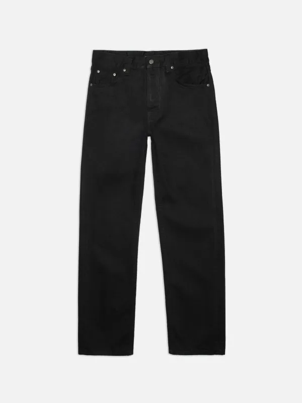 【Nudie Jeans】Rad Rufus Black Water 黑水一洗黑色直筒牛仔褲 made by Nudie Jeans