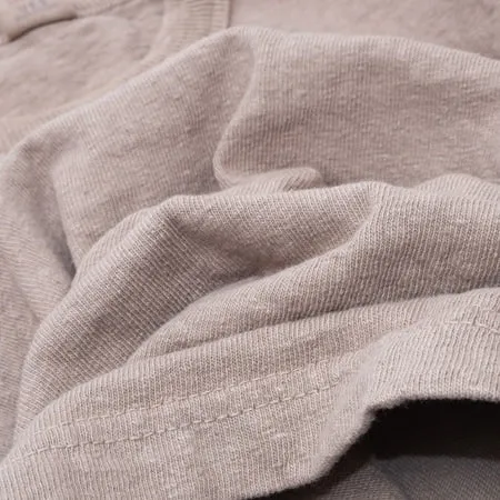 【UES】No.8 Slub Nep Long Sleeve T-Shirt Beige 水洗卡其粗竹節厚磅圓領長袖 sold by Blue Beach Denim product image thumbnail 2