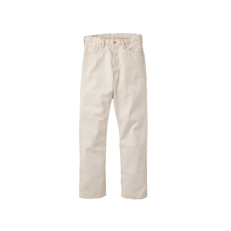 【Fullcount】1101EC Straight Ecru Selvedge Denim 原棉色辛巴威棉經典直筒牛仔褲 made by Full Count