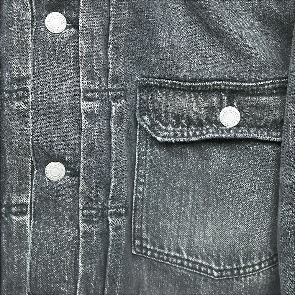 【Fullcount】2102BKSSHW Type 2 Dartford Black Denim Jacket 達特福復古薄款黑水洗二代牛仔外套 sold by Blue Beach Denim product image thumbnail 4