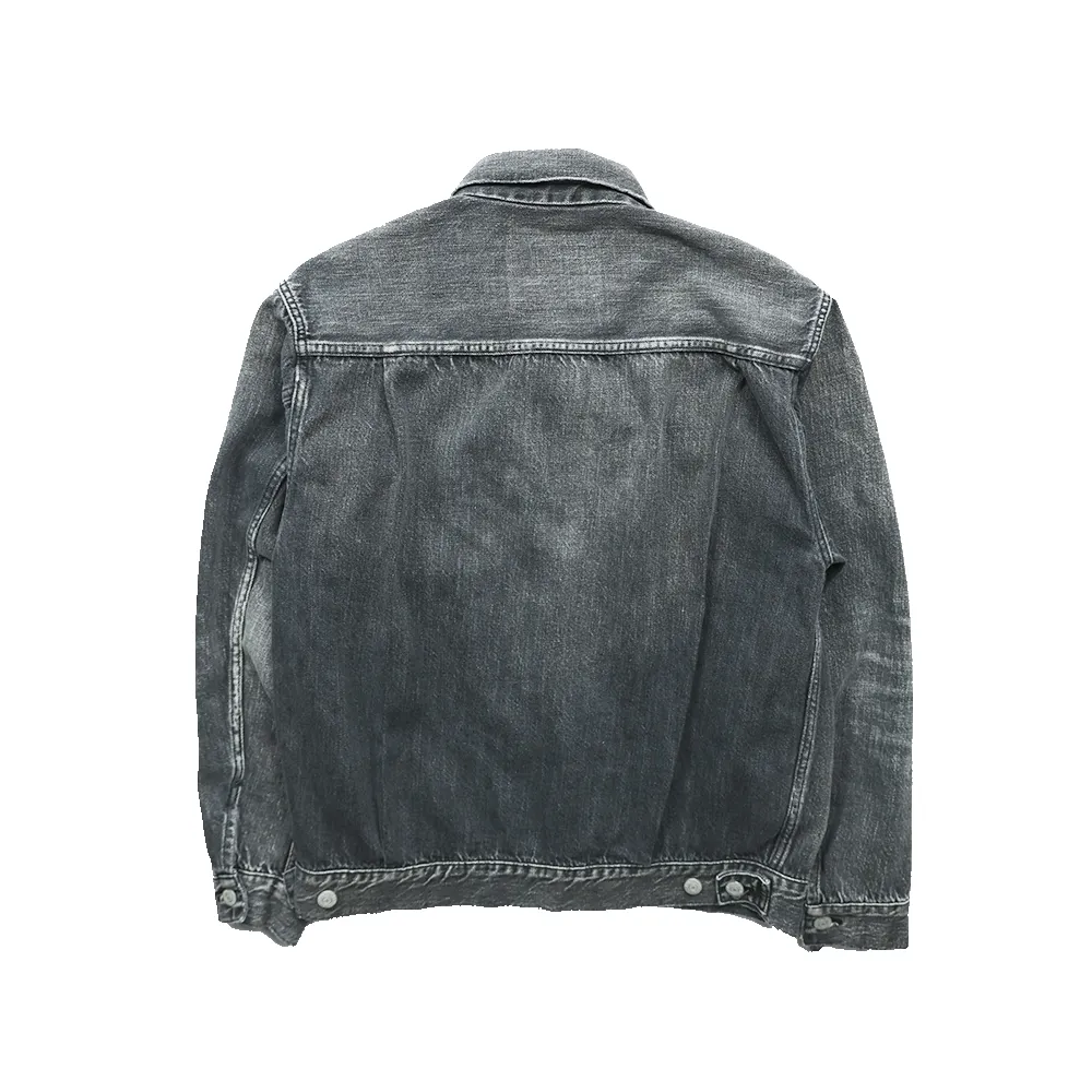 【Fullcount】2102BKSSHW Type 2 Dartford Black Denim Jacket 達特福復古薄款黑水洗二代牛仔外套 sold by Blue Beach Denim product image thumbnail 2