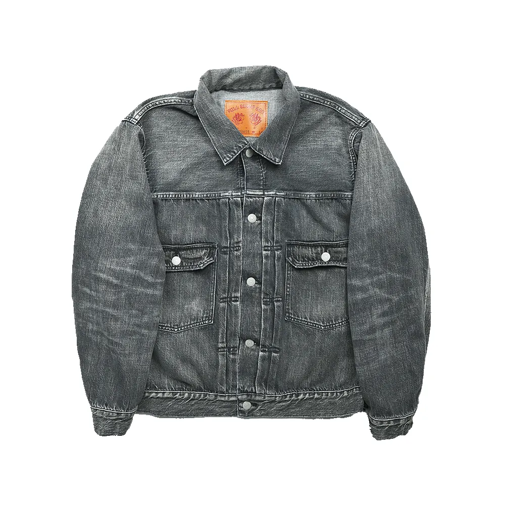 【Fullcount】2102BKSSHW Type 2 Dartford Black Denim Jacket 達特福復古薄款黑水洗二代牛仔外套 sold by Blue Beach Denim