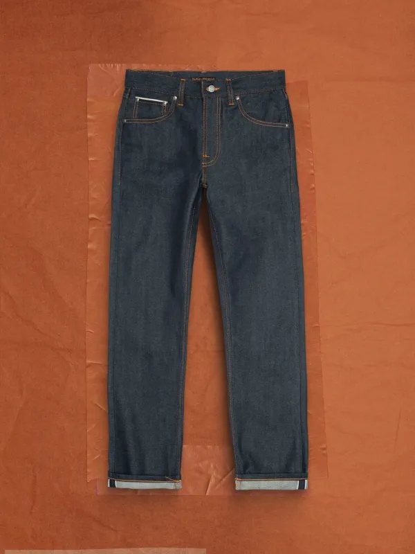 【Nudie Jeans】Gritty Jackson Dry Dusk Selvage 日落布邊修身直筒牛仔褲 sold by Blue Beach Denim